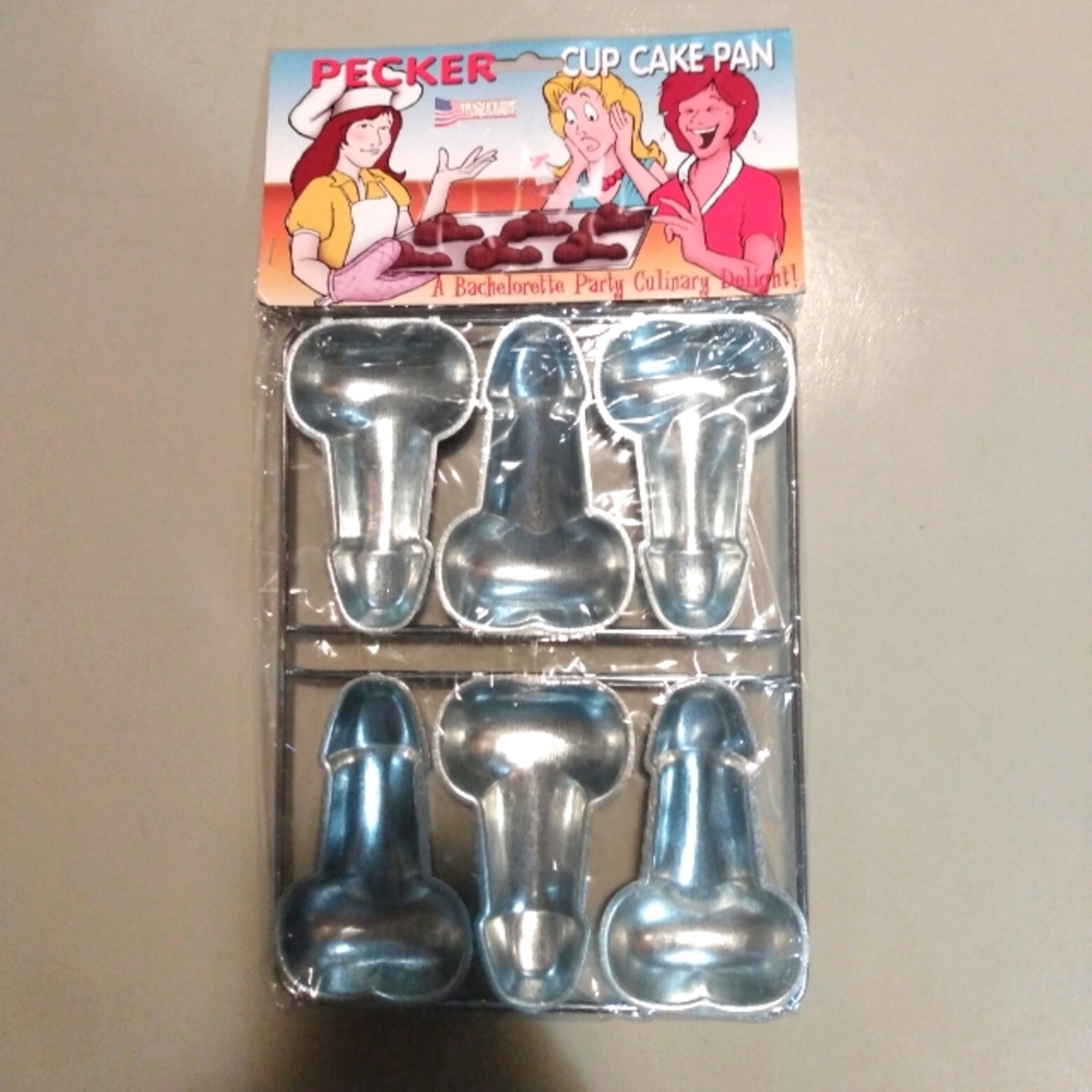 Brand new pecker cup cake pan